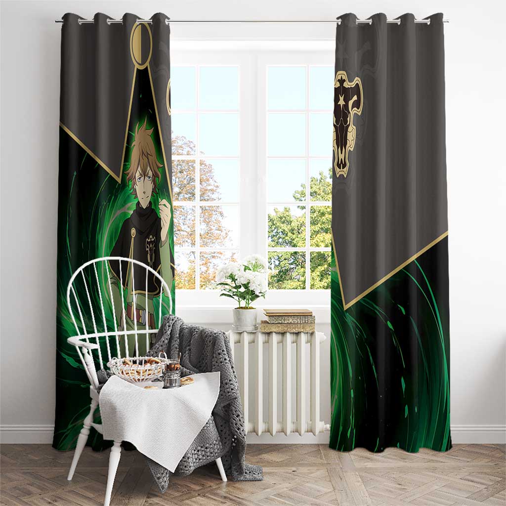 Black Bull Finral Roulacase - Black Clover Window Curtain Anime Style