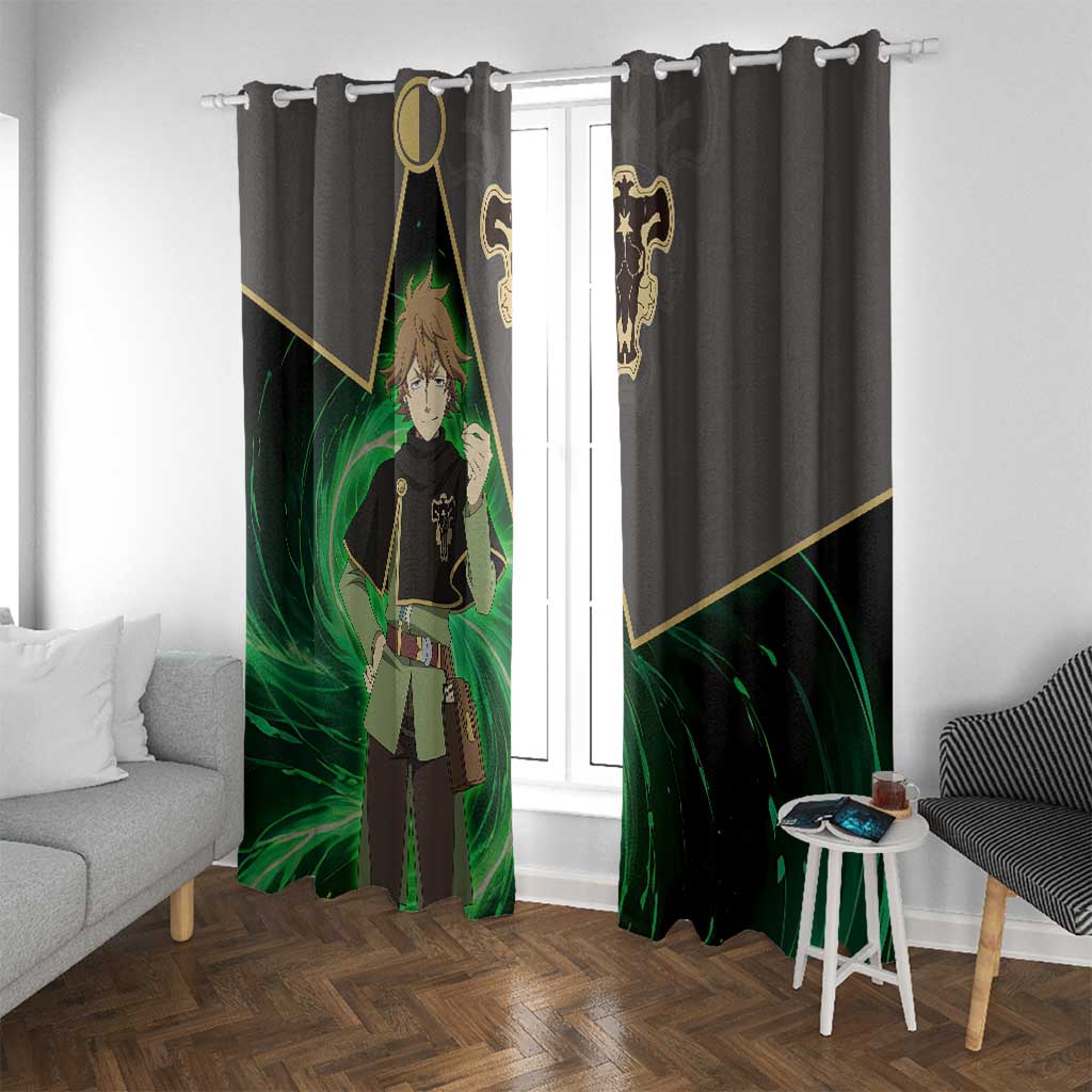 Black Bull Finral Roulacase - Black Clover Window Curtain Anime Style