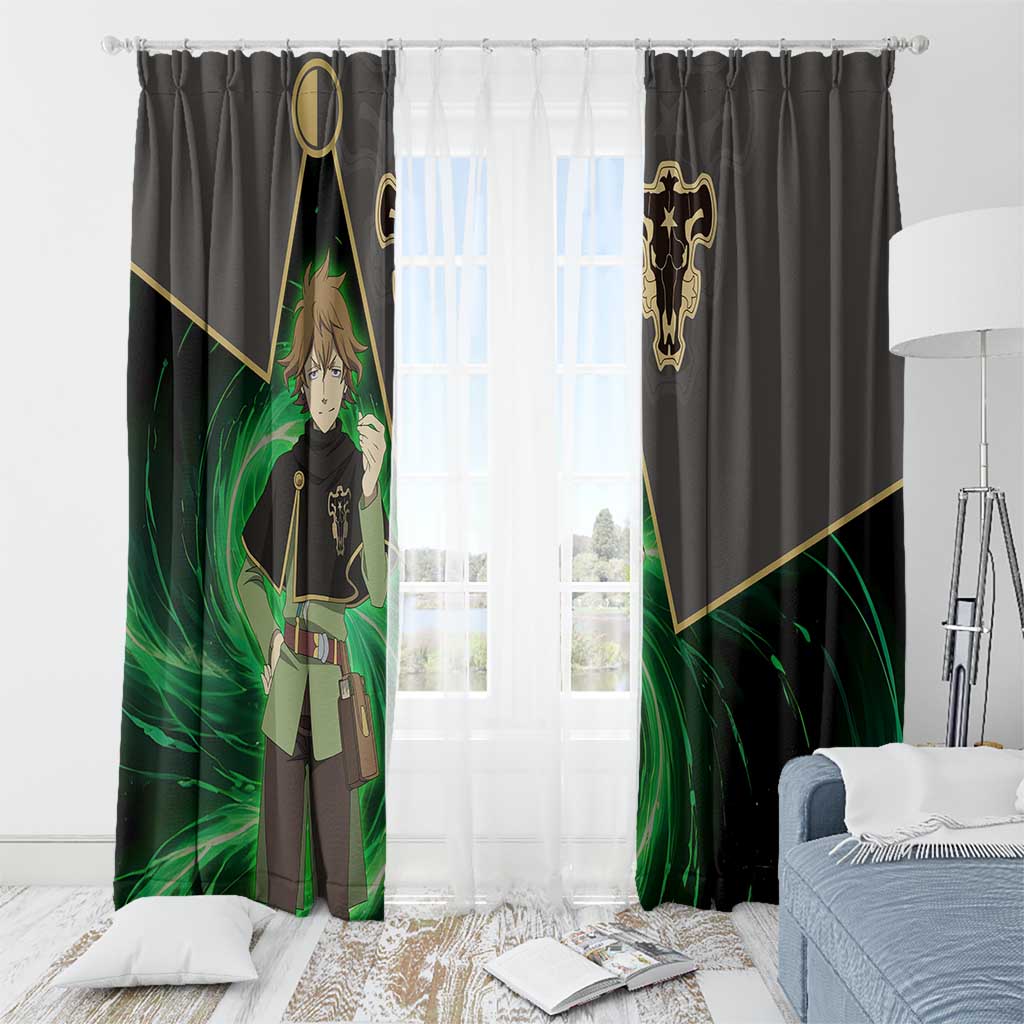 Black Bull Finral Roulacase - Black Clover Window Curtain Anime Style