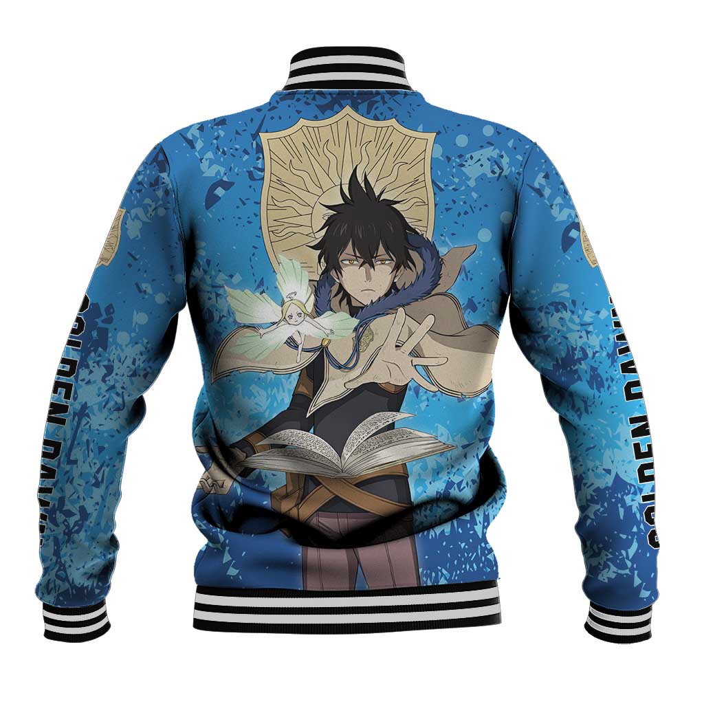 Golden Dawn Yuno - Black Clover M Baseball Jacket Anime Style