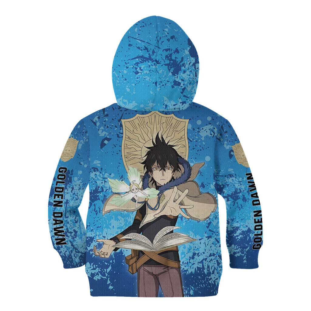 Golden Dawn Yuno - Black Clover M Kid Hoodie Anime Style