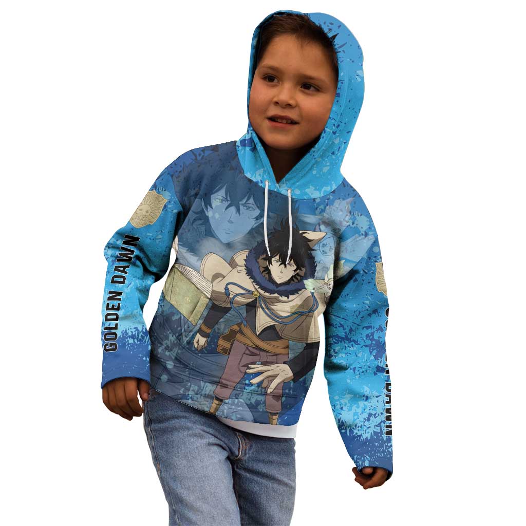Golden Dawn Yuno - Black Clover M Kid Hoodie Anime Style