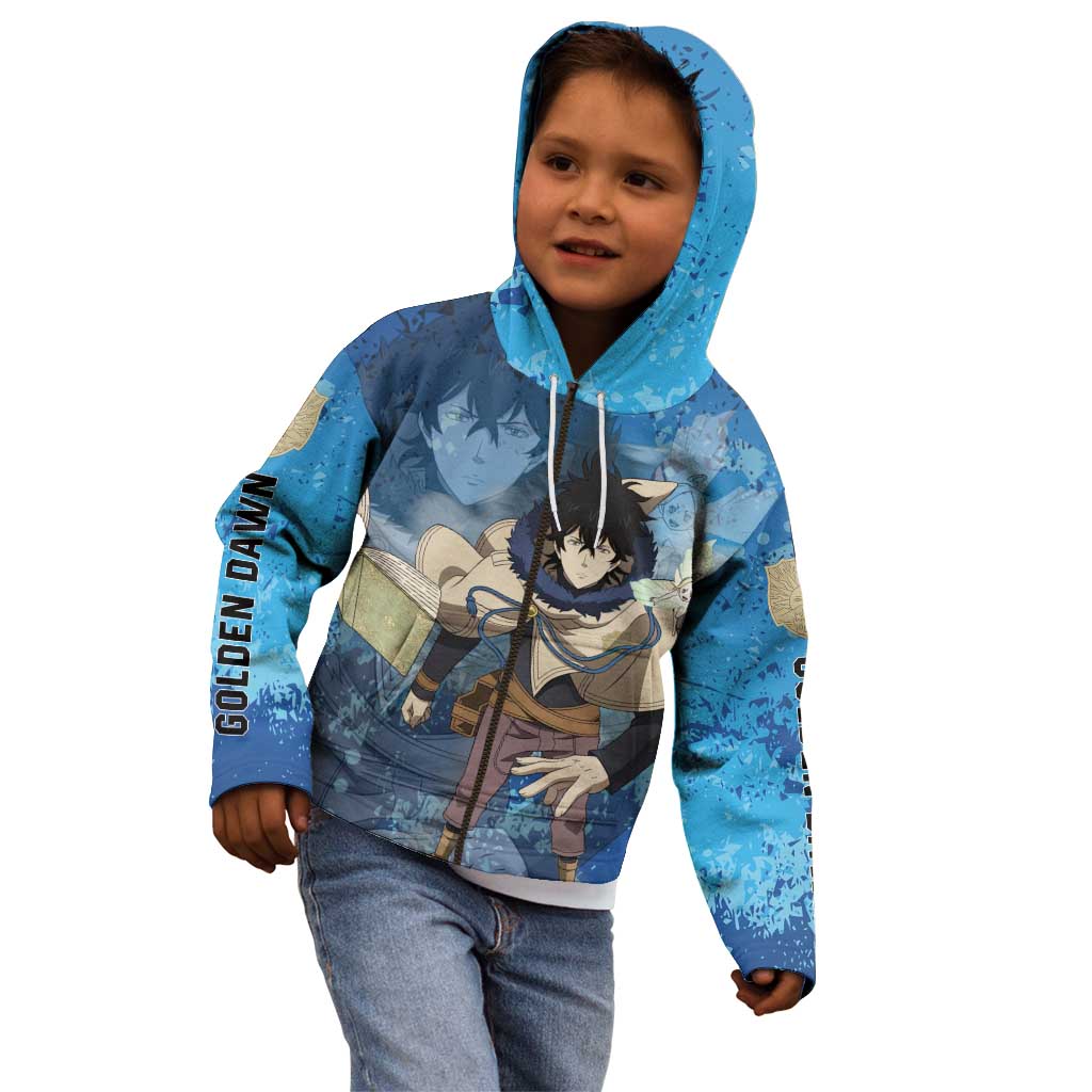 Golden Dawn Yuno - Black Clover M Kid Hoodie Anime Style