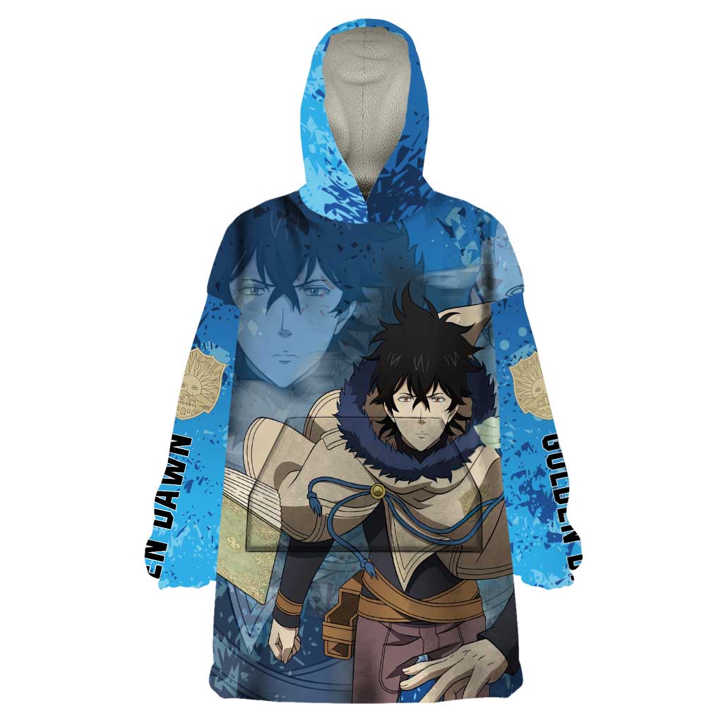 Golden Dawn Yuno - Black Clover M Wearable Blanket Hoodie Anime Style