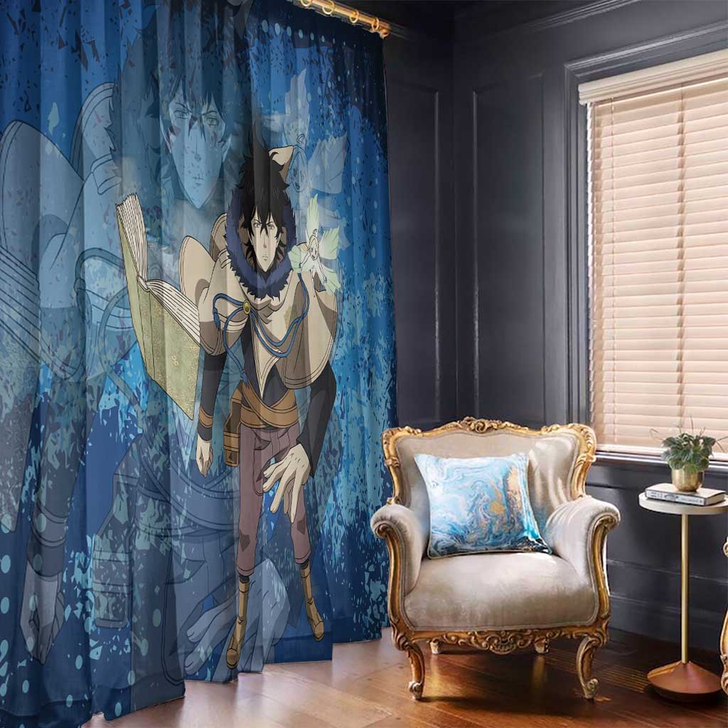 Golden Dawn Yuno - Black Clover M Window Curtain Anime Style