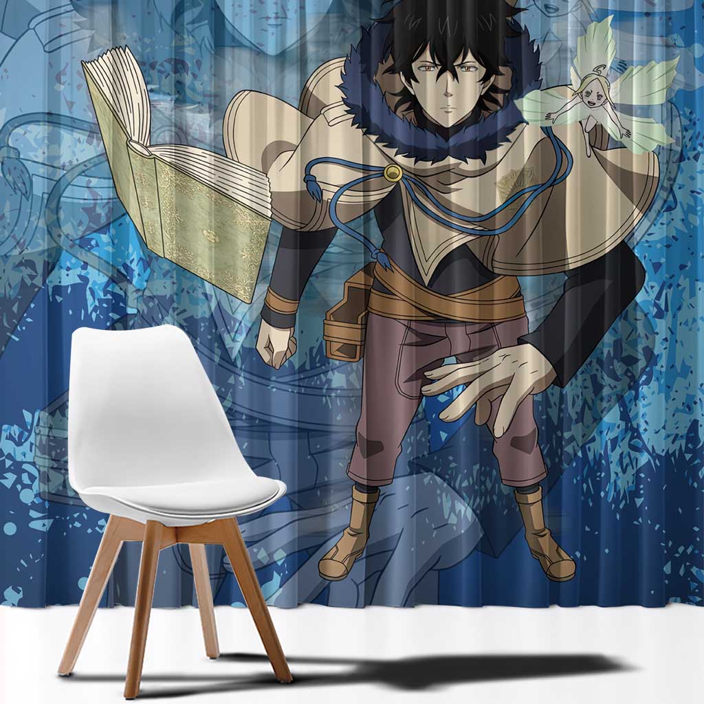 Golden Dawn Yuno - Black Clover M Window Curtain Anime Style