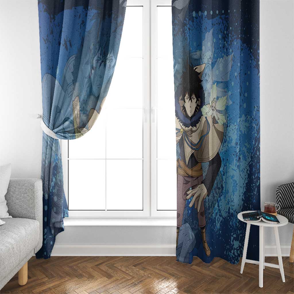 Golden Dawn Yuno - Black Clover M Window Curtain Anime Style
