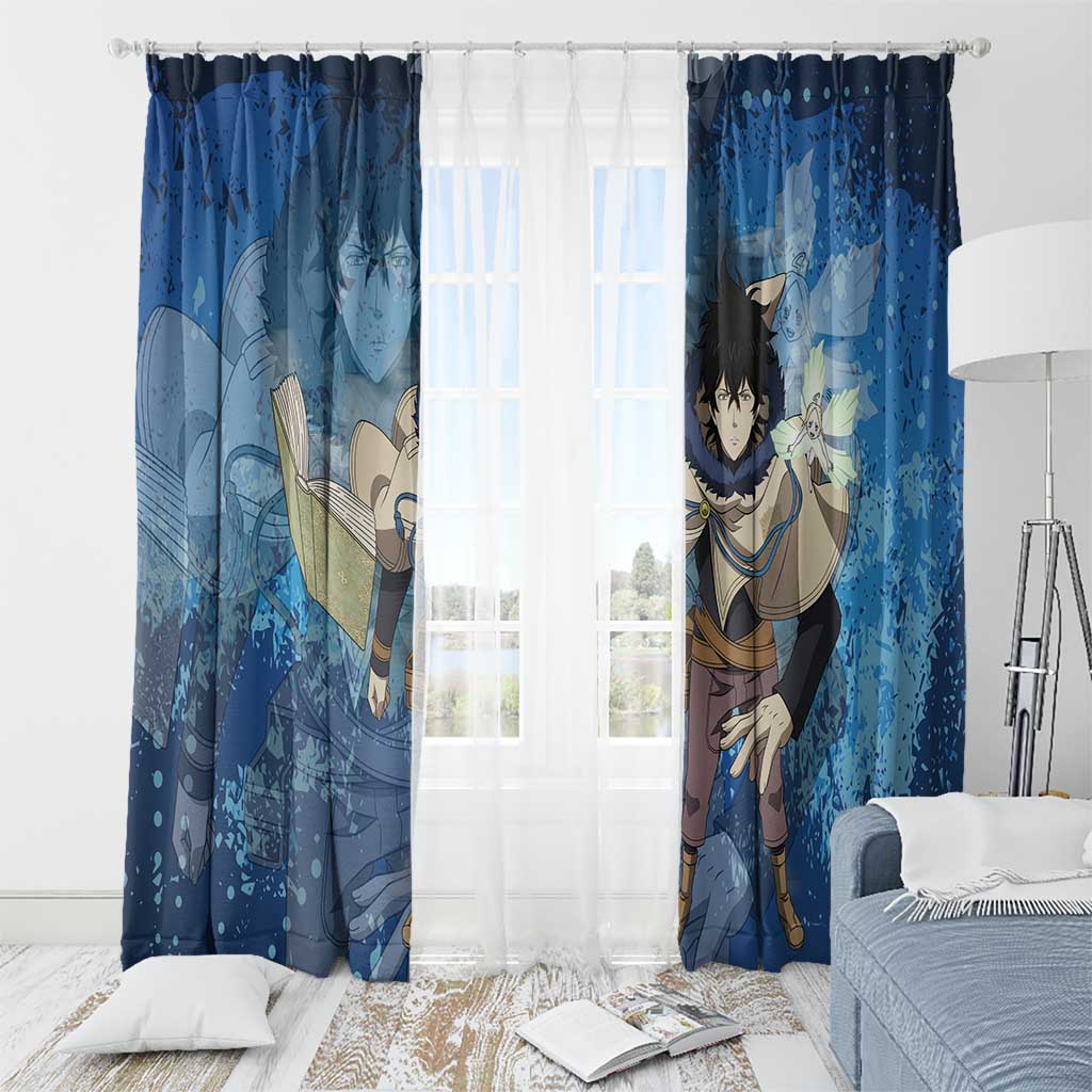 Golden Dawn Yuno - Black Clover M Window Curtain Anime Style