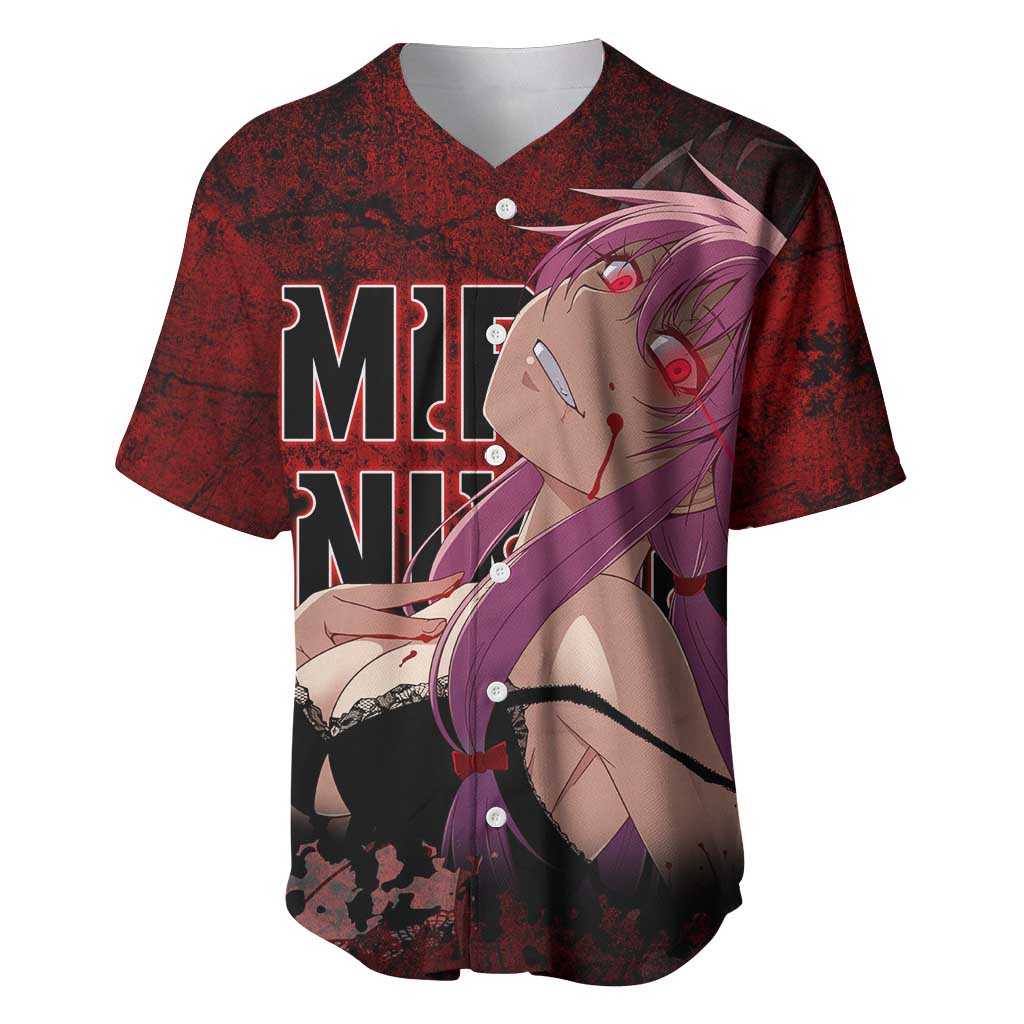 Yuno Gasai - Future Diary Baseball Jersey Anime Style