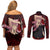 Yuno Gasai - Future Diary Couples Matching Off Shoulder Short Dress and Long Sleeve Button Shirt Anime Style