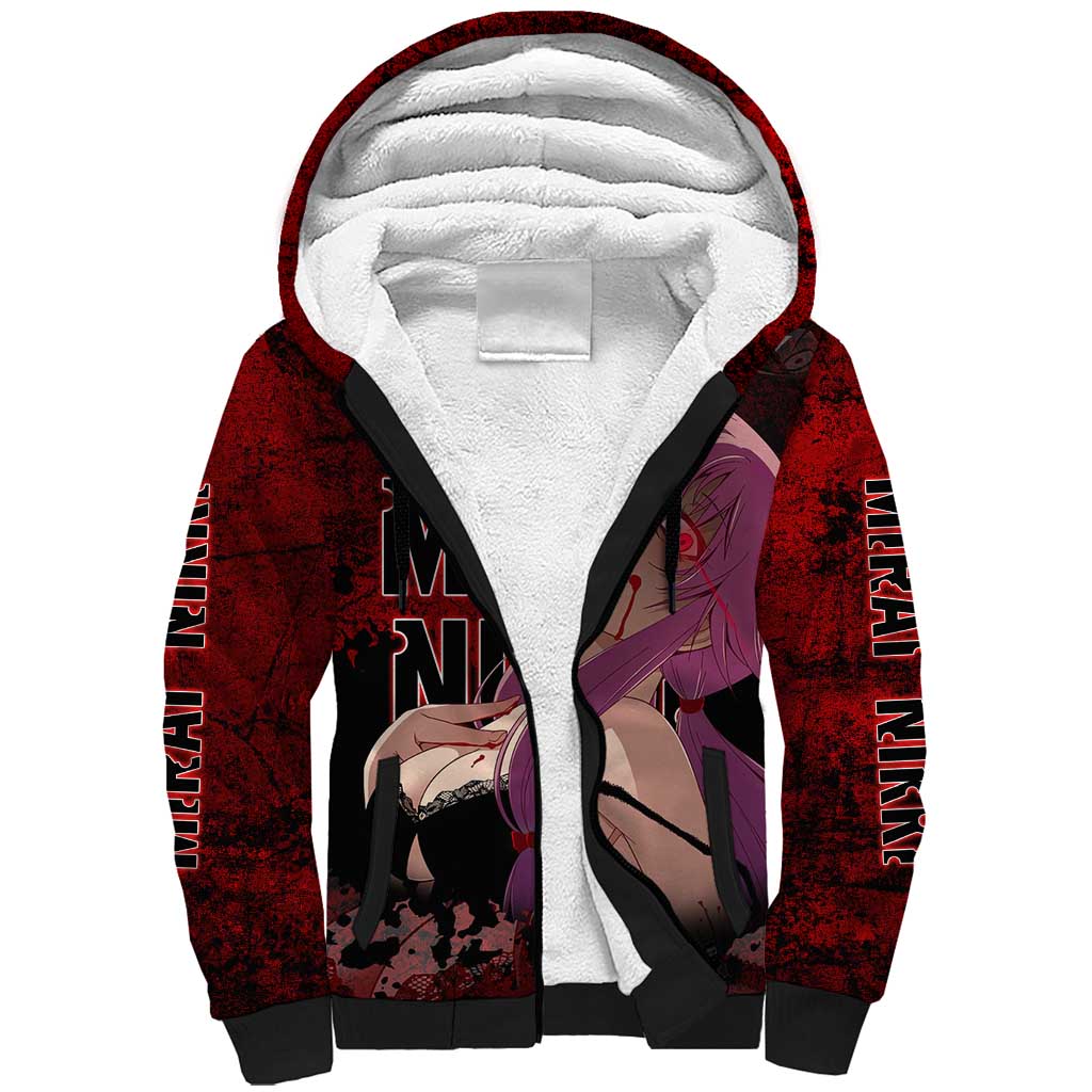 Yuno Gasai - Future Diary Sherpa Hoodie Anime Style