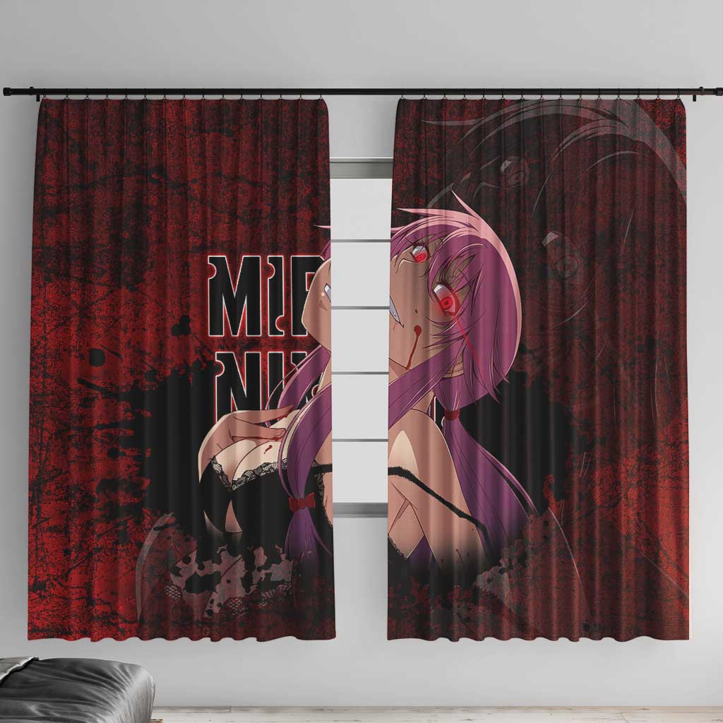 Yuno Gasai - Future Diary Window Curtain Anime Style