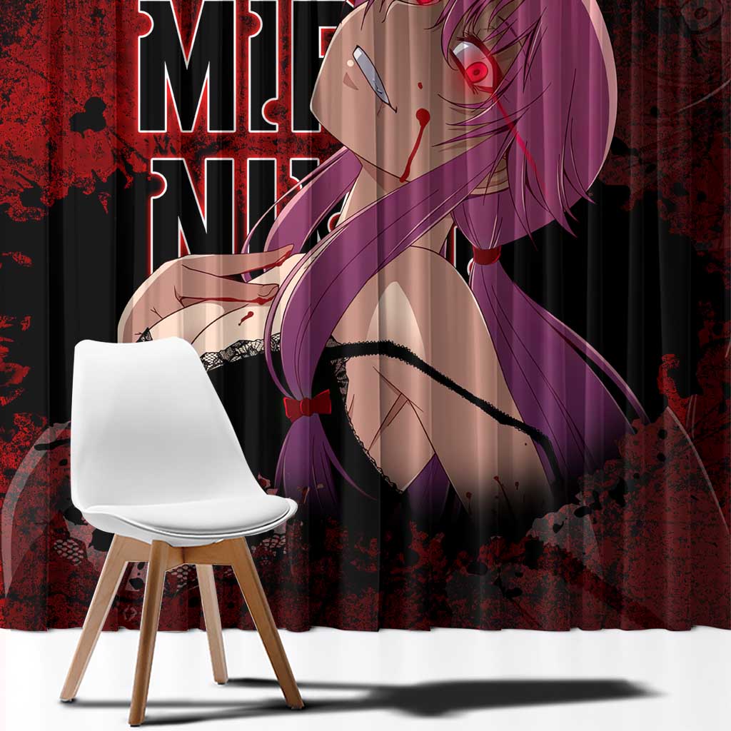 Yuno Gasai - Future Diary Window Curtain Anime Style