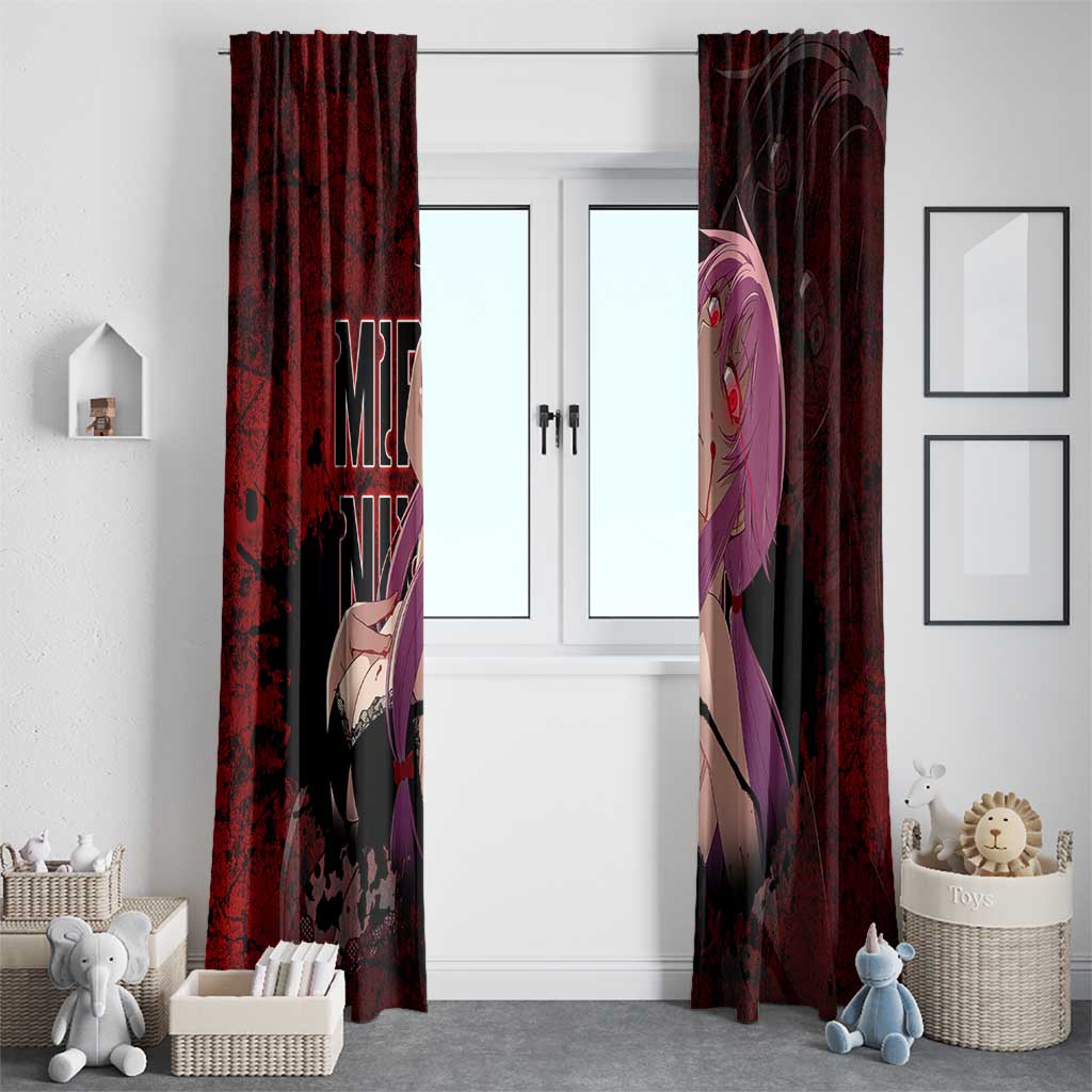 Yuno Gasai - Future Diary Window Curtain Anime Style
