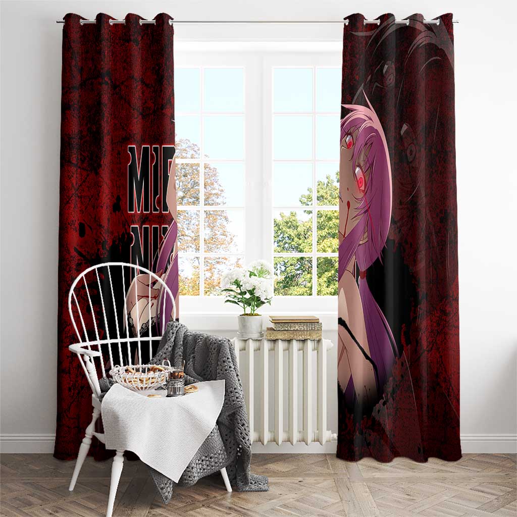 Yuno Gasai - Future Diary Window Curtain Anime Style