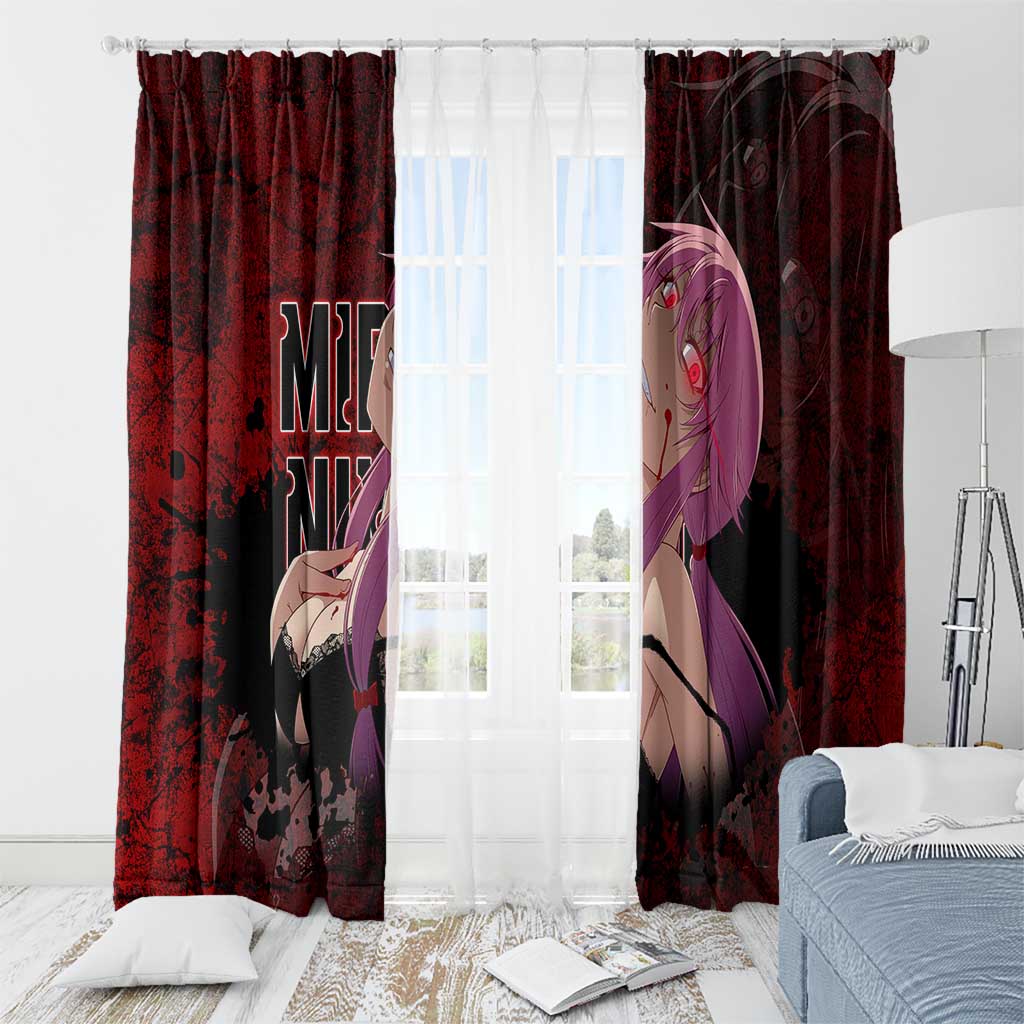 Yuno Gasai - Future Diary Window Curtain Anime Style