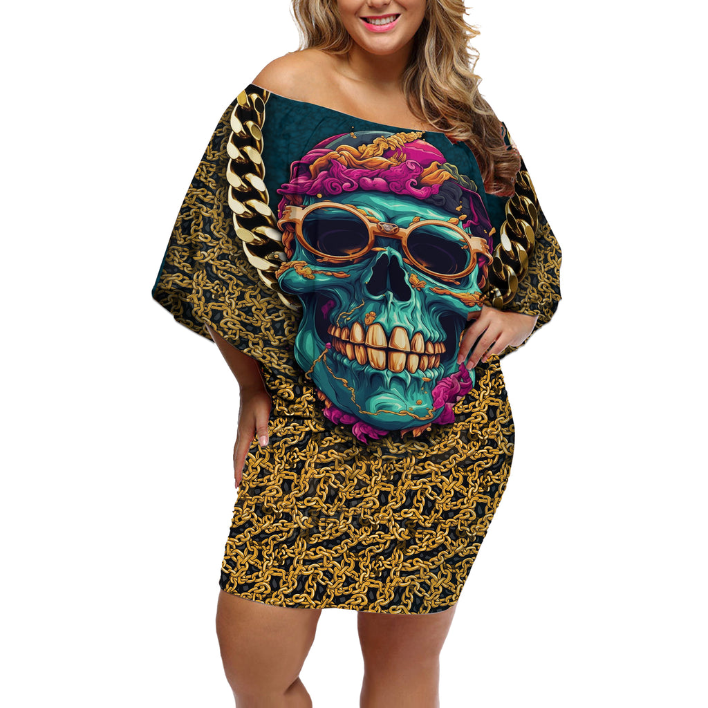 skull-gang-off-shoulder-short-dress-sic-transit-gloria-mundi