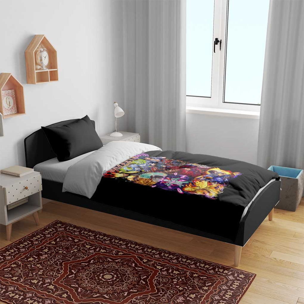 4th Great Shinobi War Naruto Shippuden Bedding Set Japan Anime Style