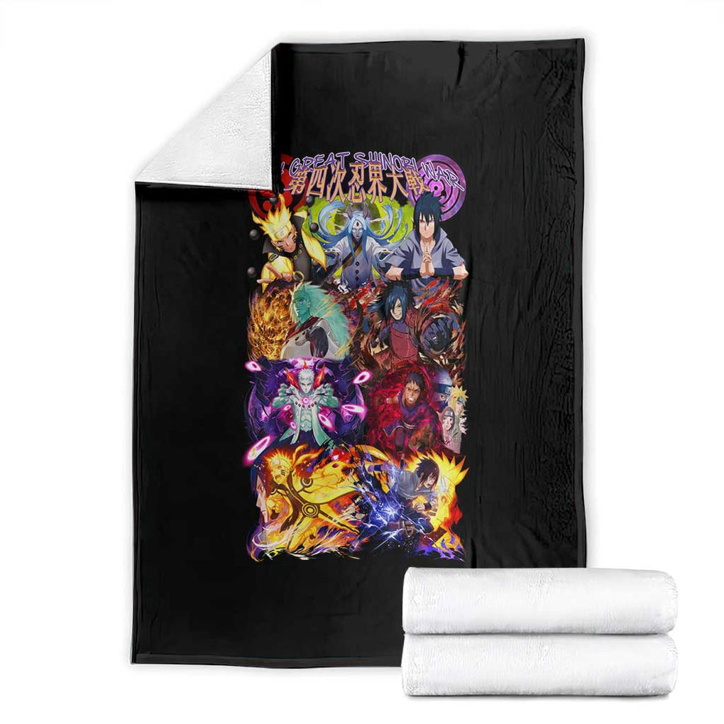 4th Great Shinobi War Naruto Shippuden Blanket Japan Anime Style