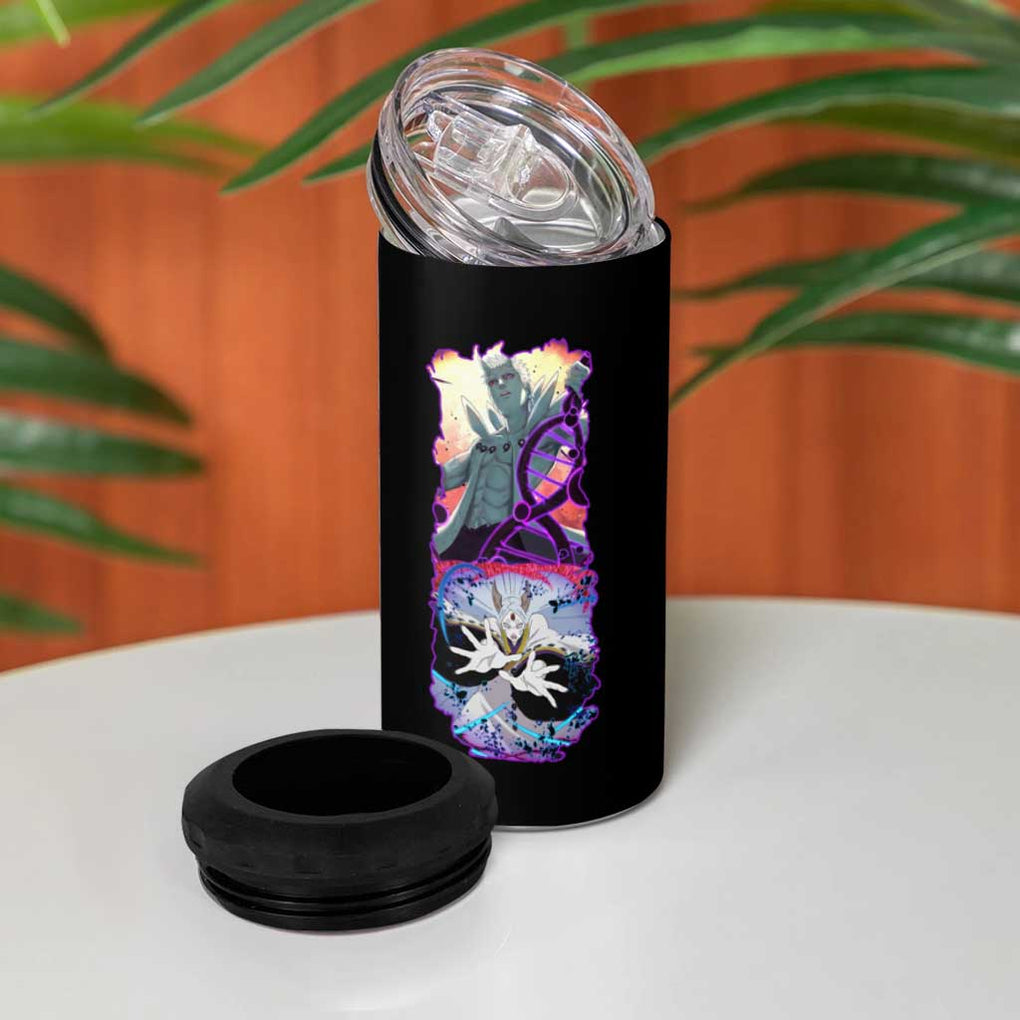 4th Great Shinobi War Naruto Shippuden 4 in 1 Can Cooler Tumbler Japan Anime Style