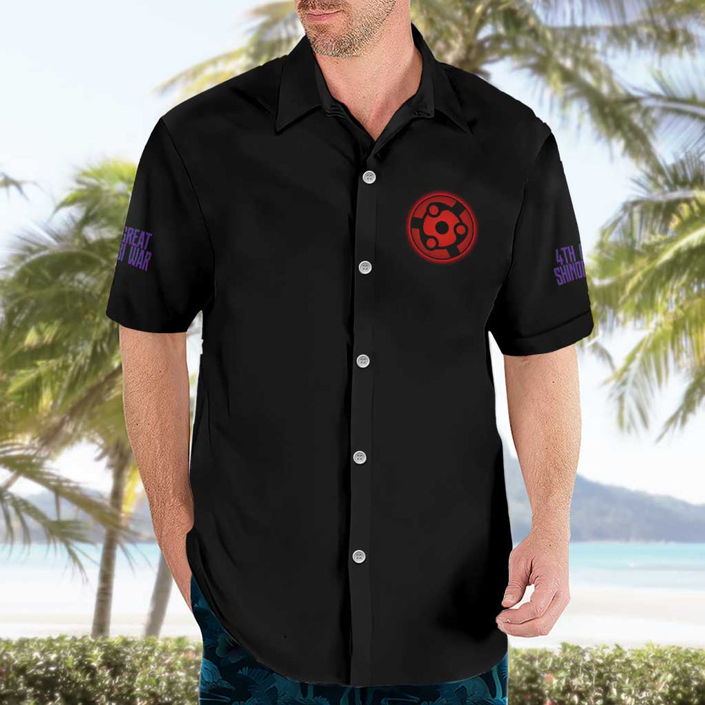 4th Great Shinobi War Naruto Shippuden Hawaiian Shirt Japan Anime Style