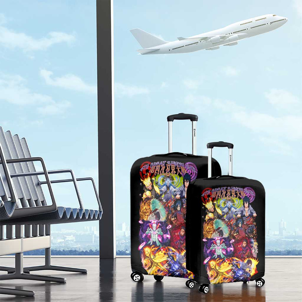 4th Great Shinobi War Naruto Shippuden Luggage Cover Japan Anime Style