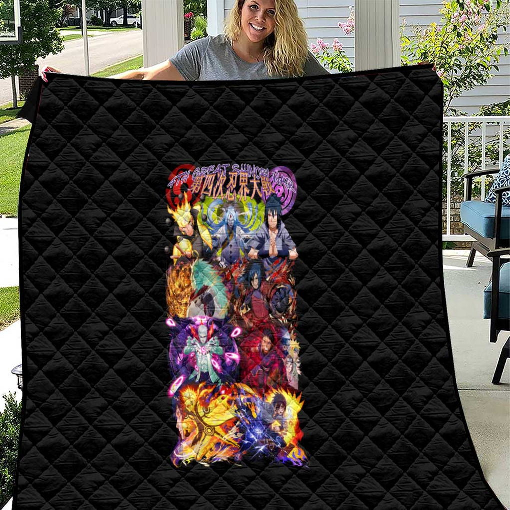 4th Great Shinobi War Naruto Shippuden Quilt Japan Anime Style