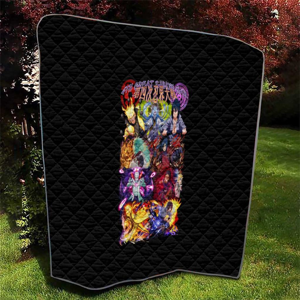4th Great Shinobi War Naruto Shippuden Quilt Japan Anime Style