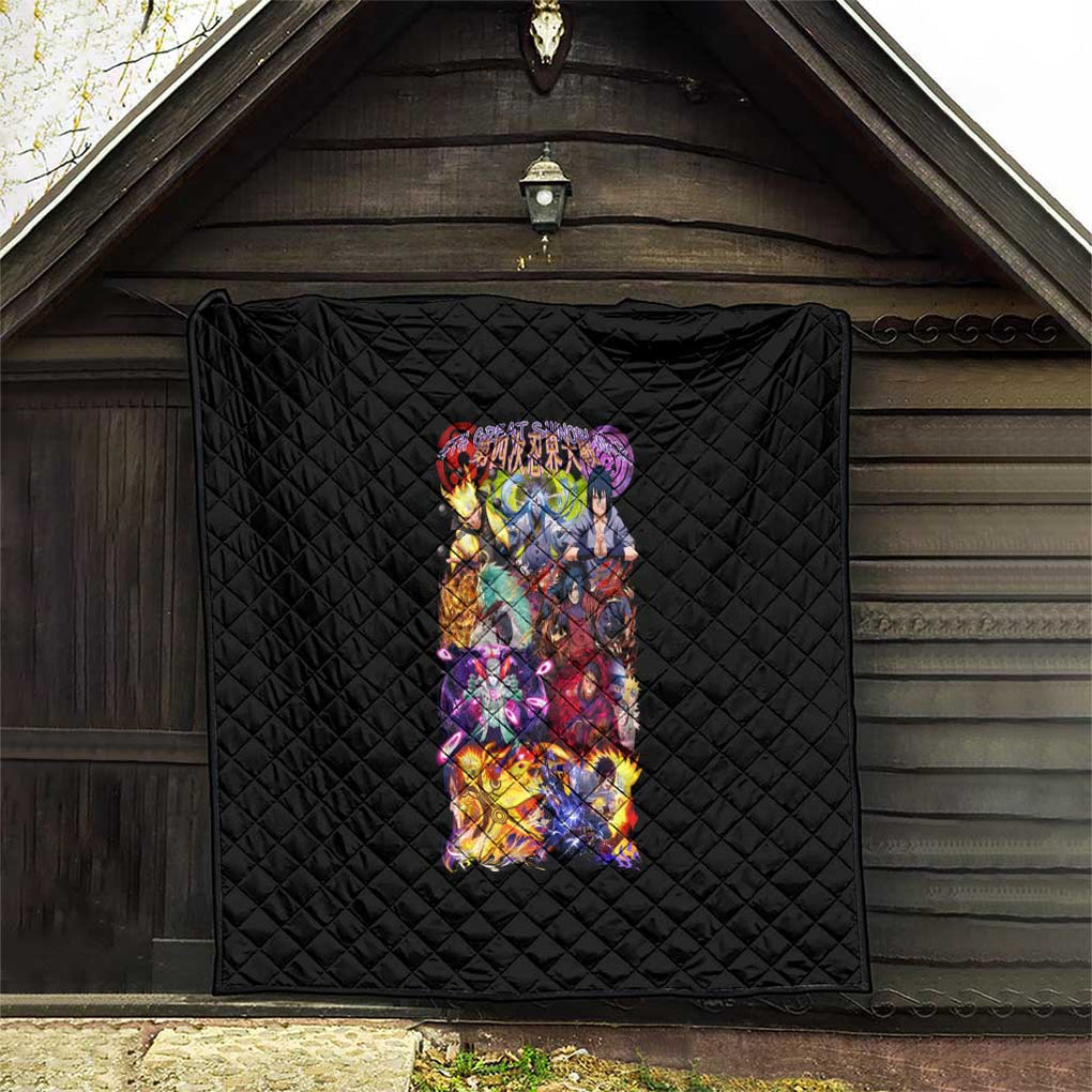 4th Great Shinobi War Naruto Shippuden Quilt Japan Anime Style