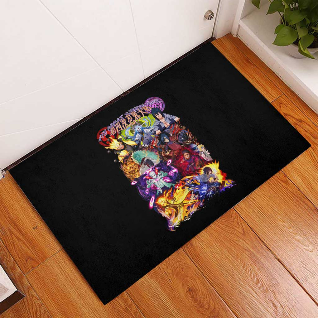 4th Great Shinobi War Naruto Shippuden Rubber Doormat Japan Anime Style