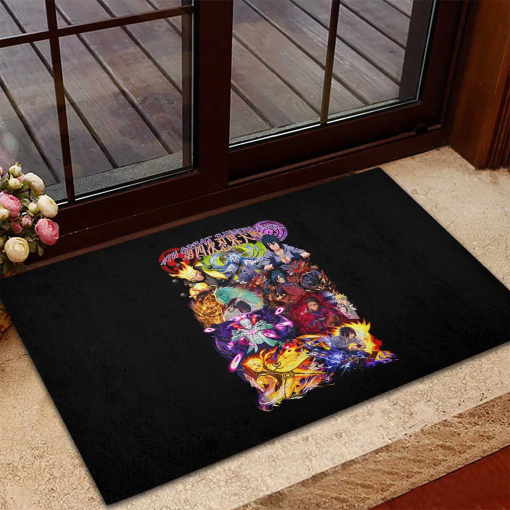 4th Great Shinobi War Naruto Shippuden Rubber Doormat Japan Anime Style
