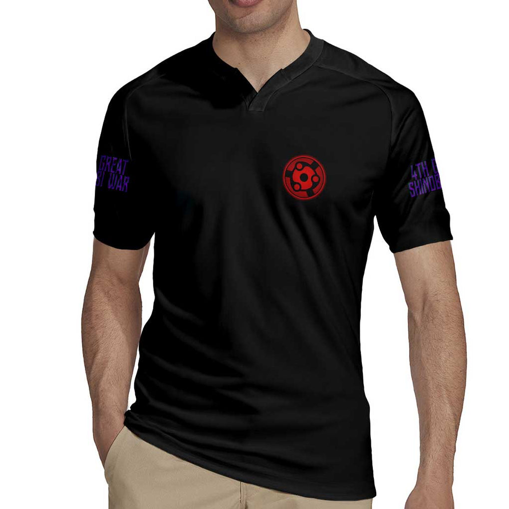 4th Great Shinobi War Naruto Shippuden Rugby Jersey Japan Anime Style