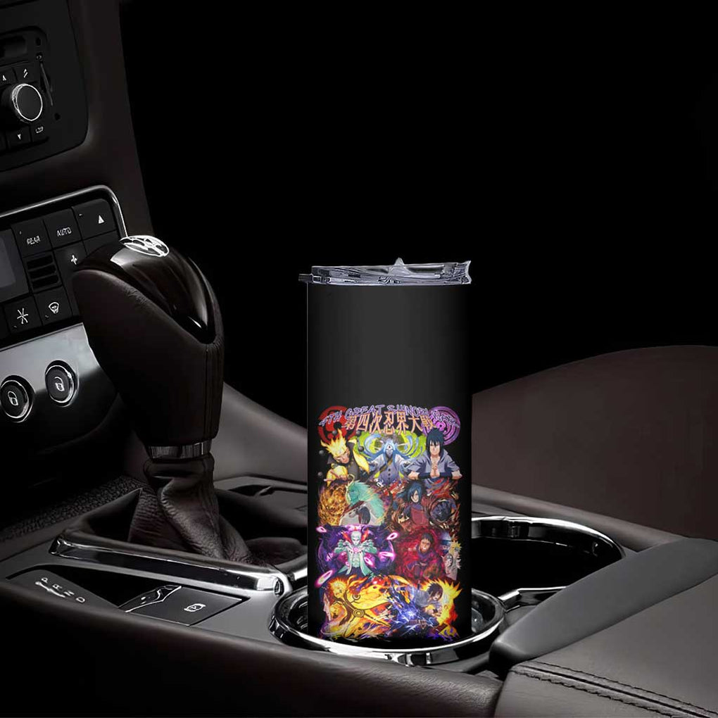 4th Great Shinobi War Naruto Shippuden Skinny Tumbler Japan Anime Style