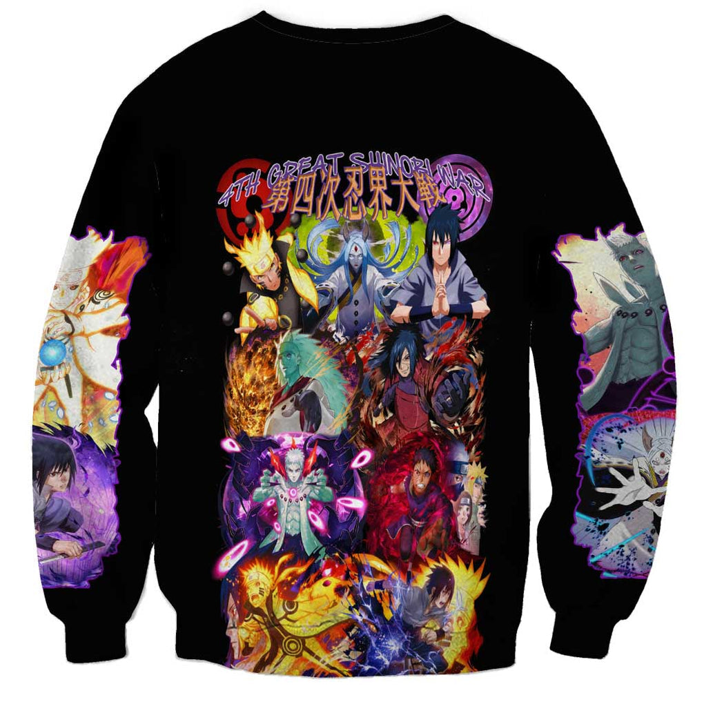 4th Great Shinobi War Naruto Shippuden Sweatshirt Japan Anime Style