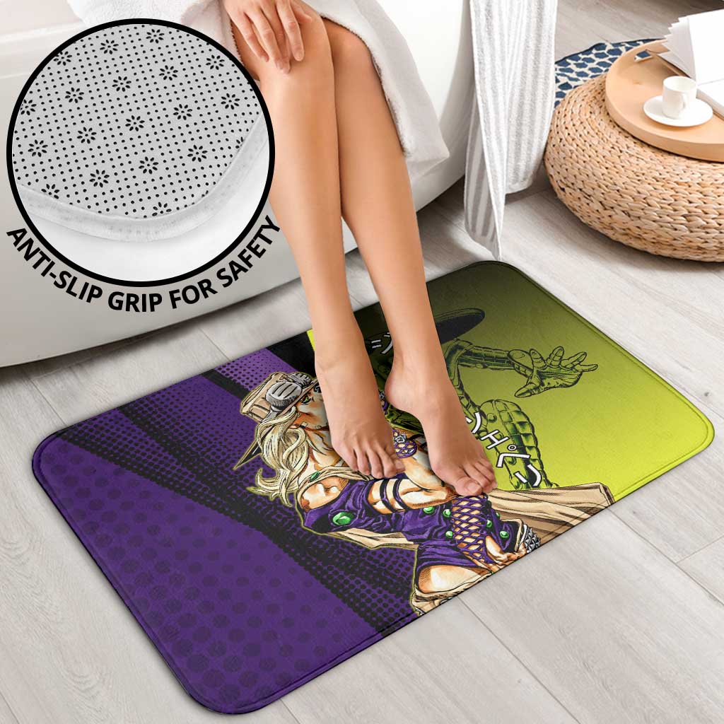 Gyro Zeppeli JoJo’s Bizarre Adventure Bathroom Set with Spin Pose and Vibrant - The Mazicc