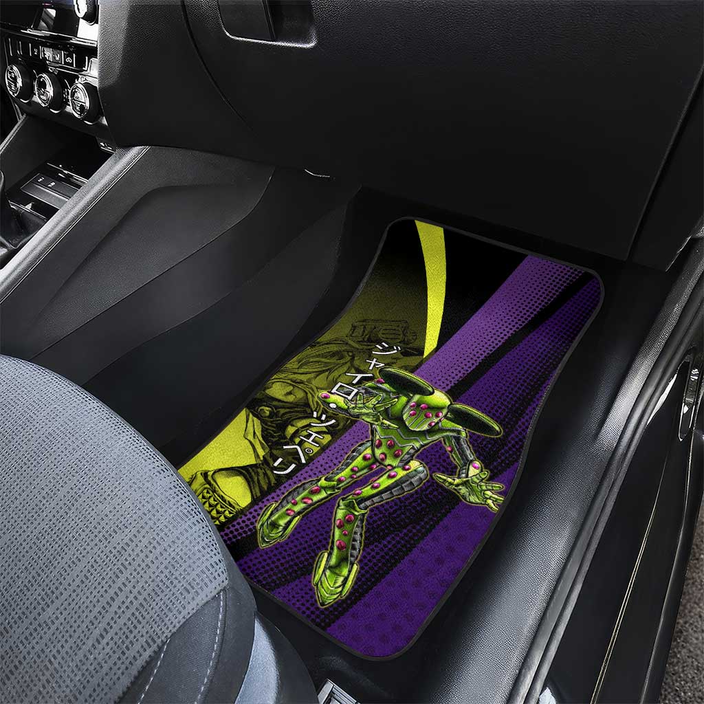 Gyro Zeppeli JoJo’s Bizarre Adventure Car Mats with Spin Pose and Vibrant - The Mazicc