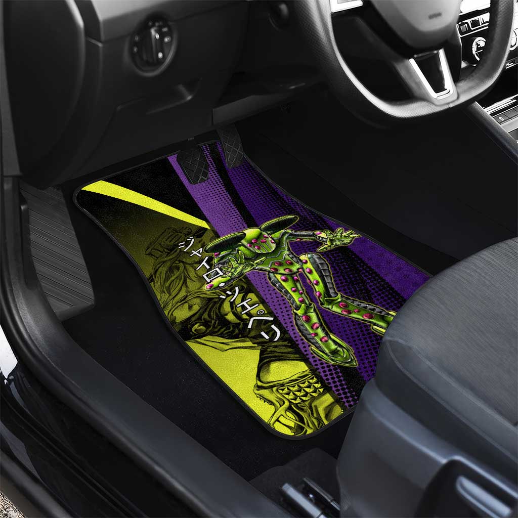 Gyro Zeppeli JoJo’s Bizarre Adventure Car Mats with Spin Pose and Vibrant - The Mazicc