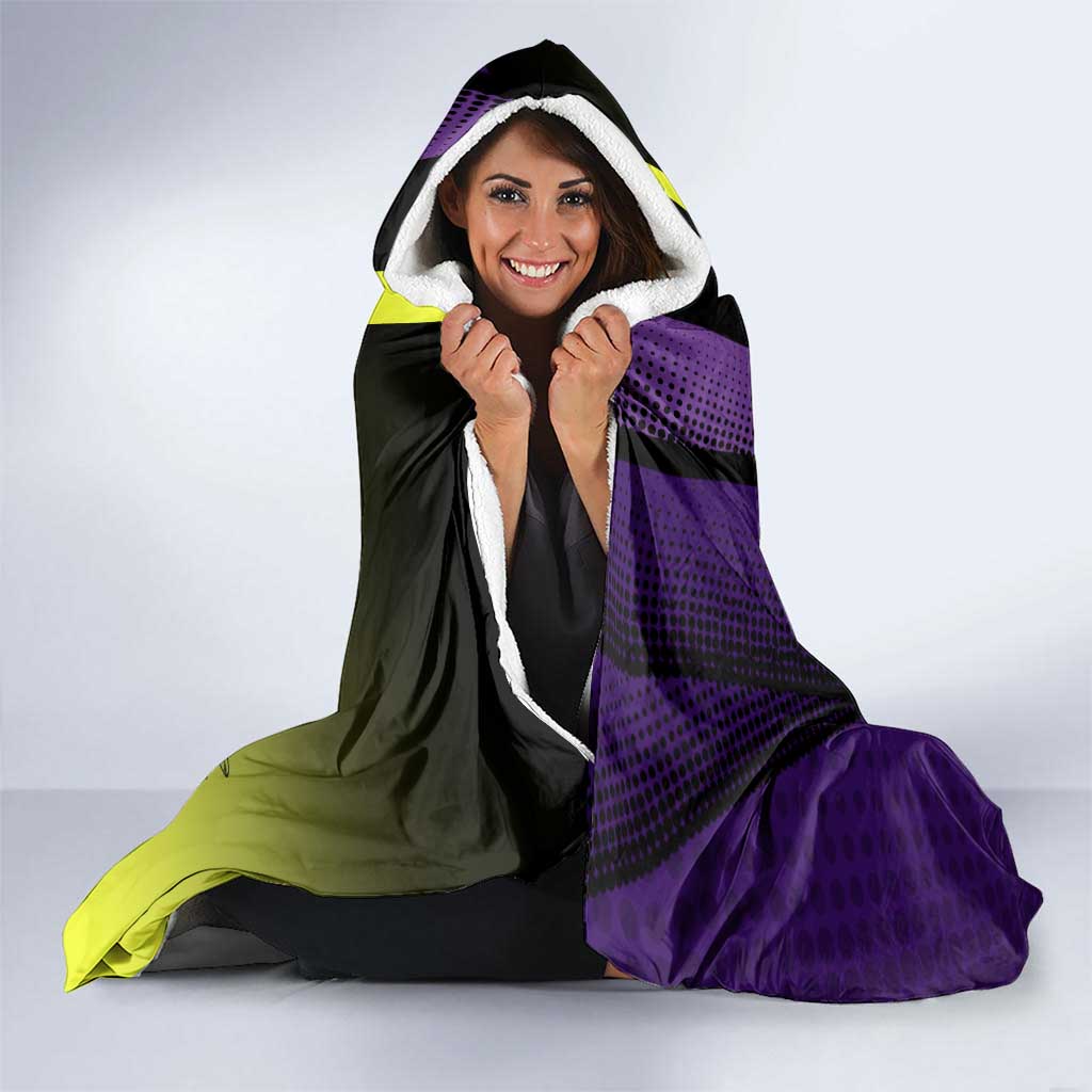 Gyro Zeppeli JoJo’s Bizarre Adventure Hooded Blanket with Spin Pose and Vibrant - The Mazicc
