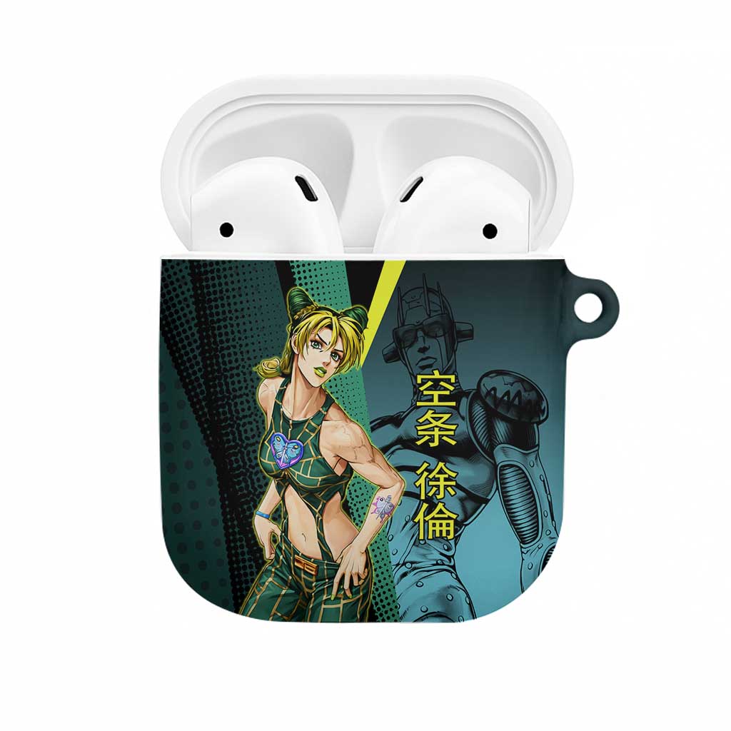 Jolyne Cujoh JoJo’s Bizarre Adventure AirPods Case with Stone Free Stand - The Mazicc