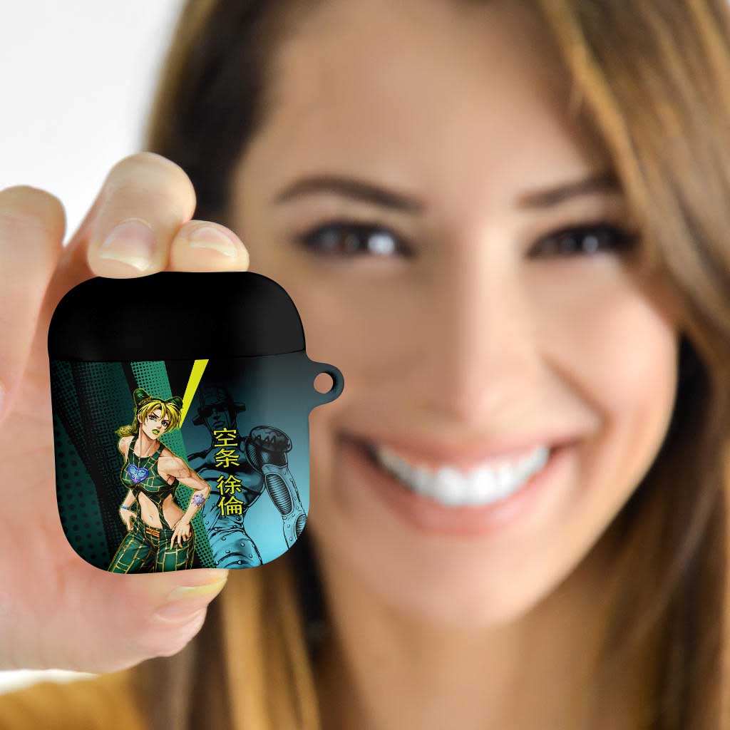 Jolyne Cujoh JoJo’s Bizarre Adventure AirPods Case with Stone Free Stand - The Mazicc