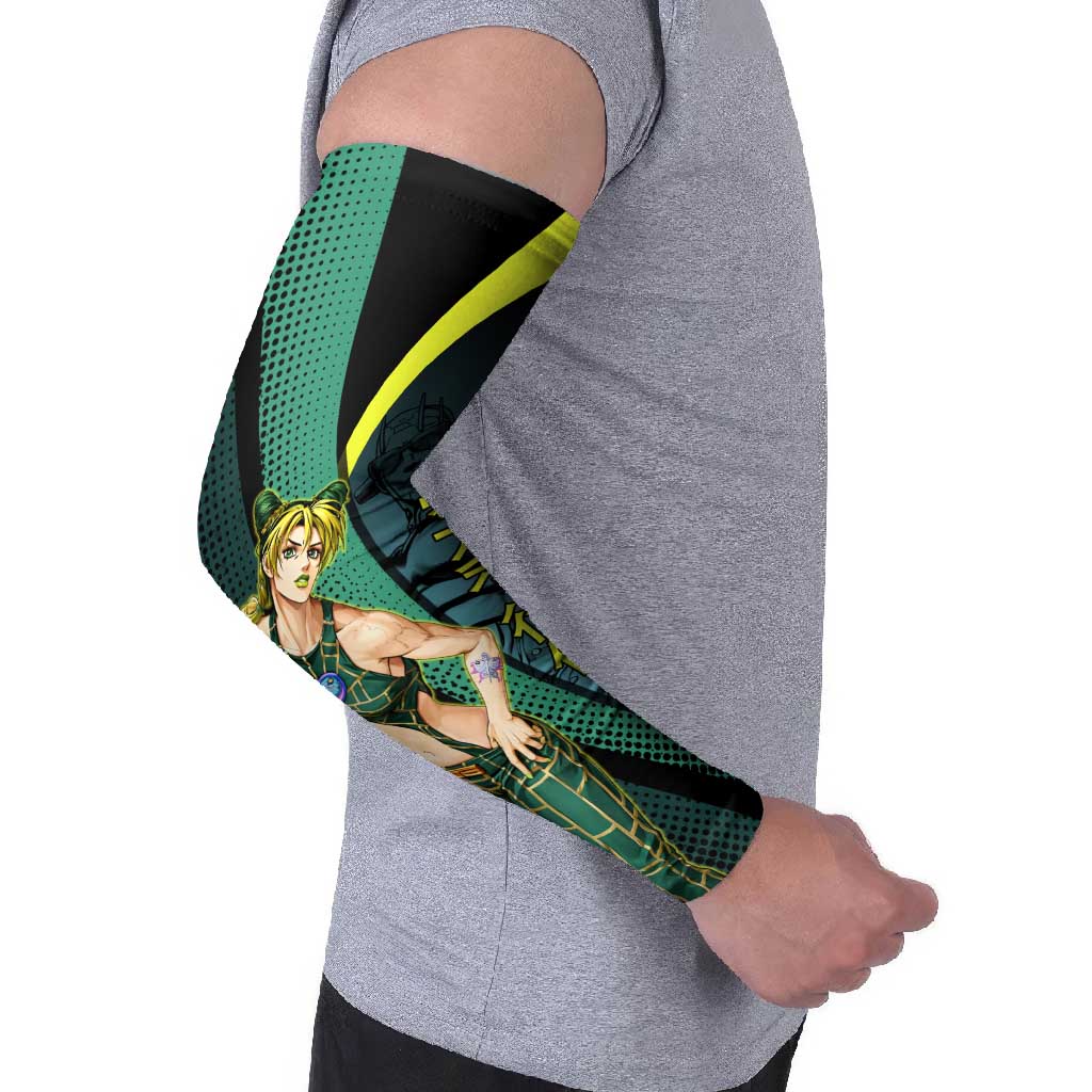 Jolyne Cujoh JoJo’s Bizarre Adventure Arm Sleeves with Stone Free Stand - The Mazicc