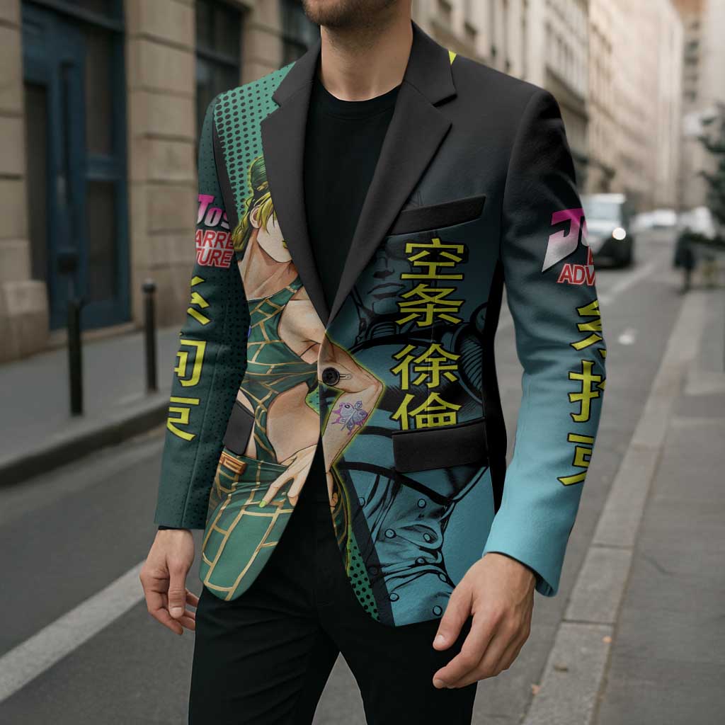 Jolyne Cujoh JoJo’s Bizarre Adventure Blazer with Stone Free Stand - The Mazicc