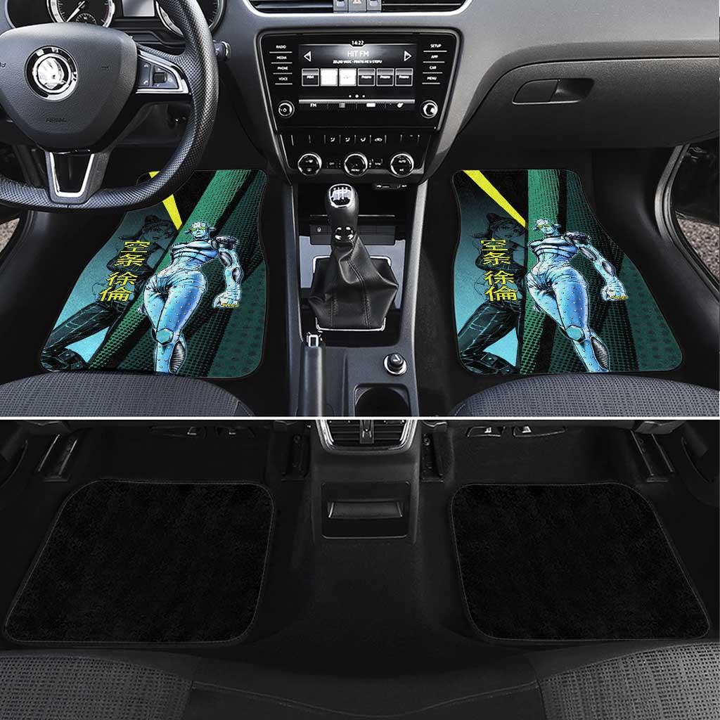 Jolyne Cujoh JoJo’s Bizarre Adventure Car Mats with Stone Free Stand - The Mazicc