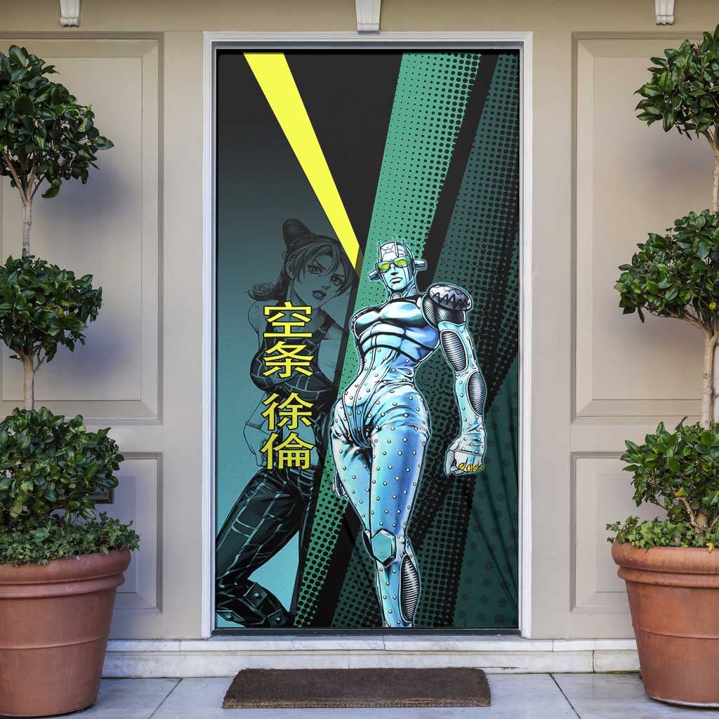 Jolyne Cujoh JoJo’s Bizarre Adventure Door Cover with Stone Free Stand - The Mazicc