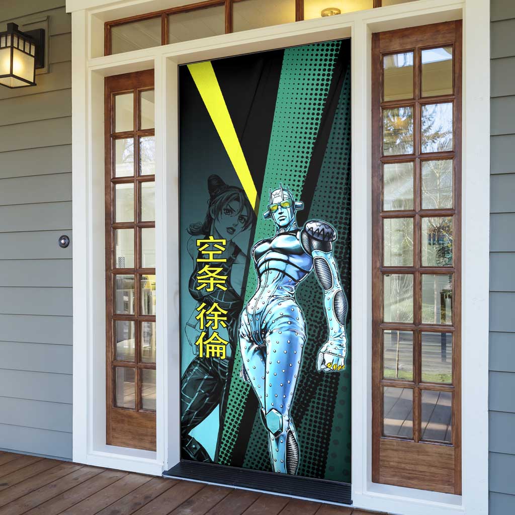 Jolyne Cujoh JoJo’s Bizarre Adventure Door Cover with Stone Free Stand - The Mazicc