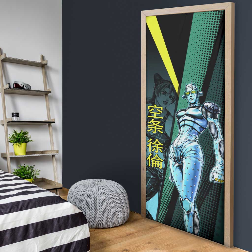 Jolyne Cujoh JoJo’s Bizarre Adventure Door Cover with Stone Free Stand - The Mazicc