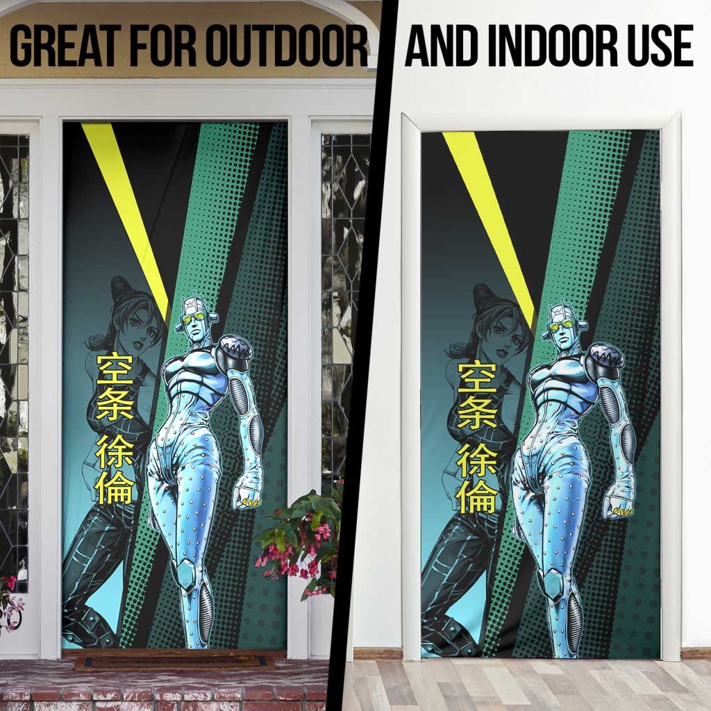 Jolyne Cujoh JoJo’s Bizarre Adventure Door Cover with Stone Free Stand - The Mazicc