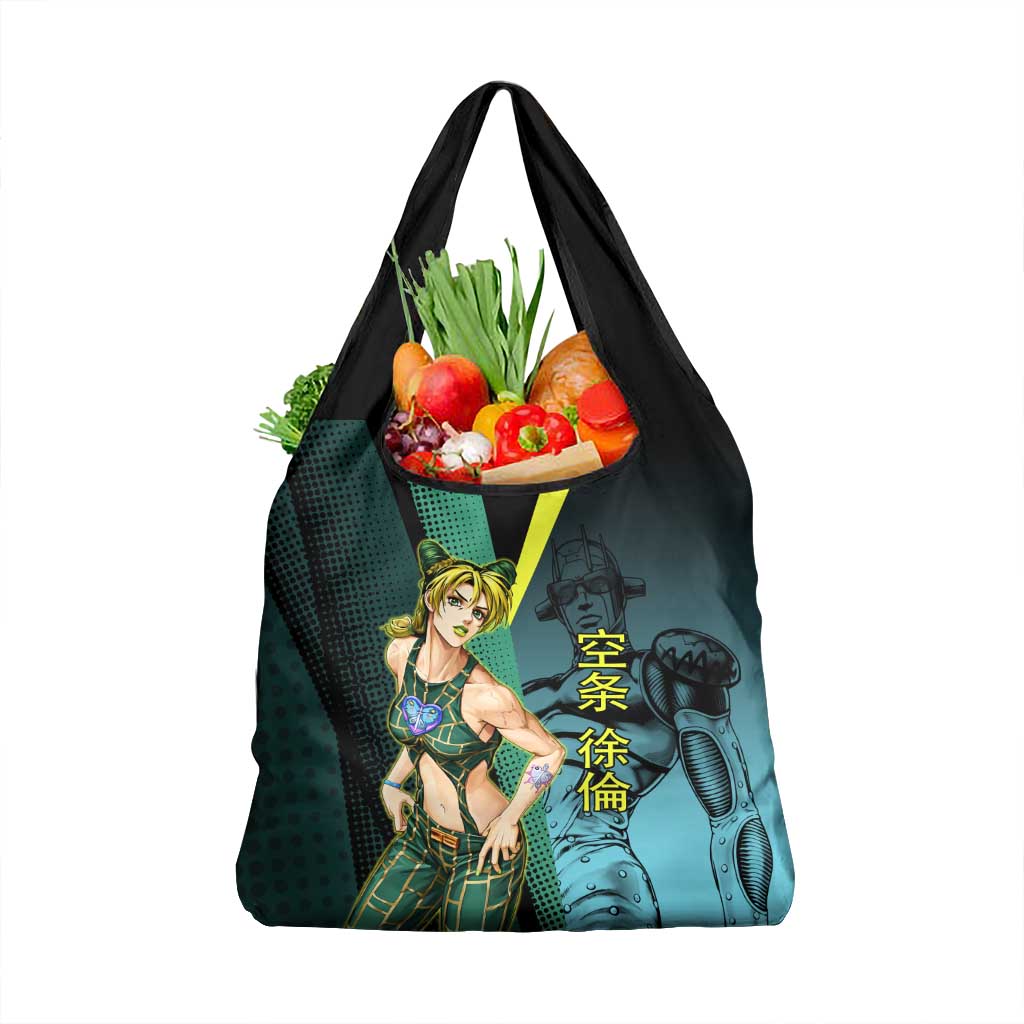 Jolyne Cujoh JoJo’s Bizarre Adventure Grocery Bag with Stone Free Stand - The Mazicc