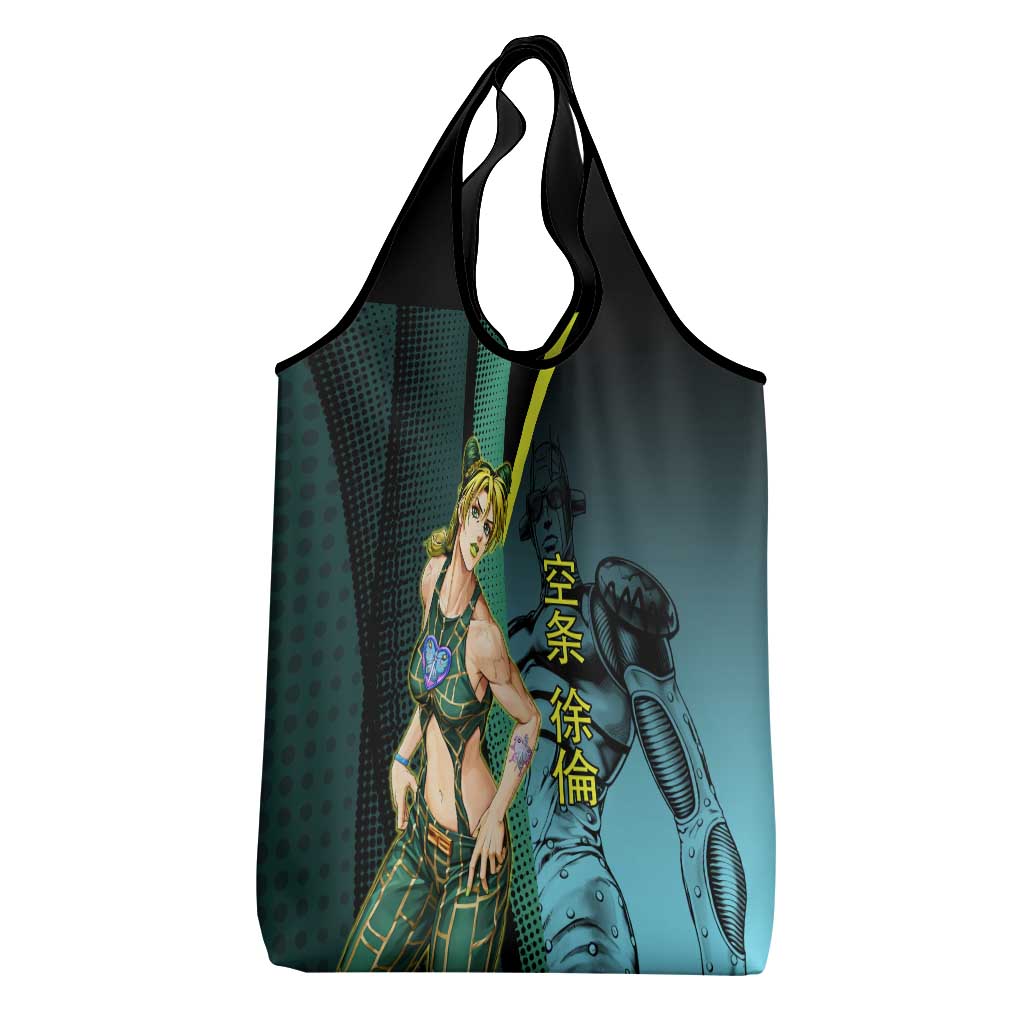 Jolyne Cujoh JoJo’s Bizarre Adventure Grocery Bag with Stone Free Stand - The Mazicc