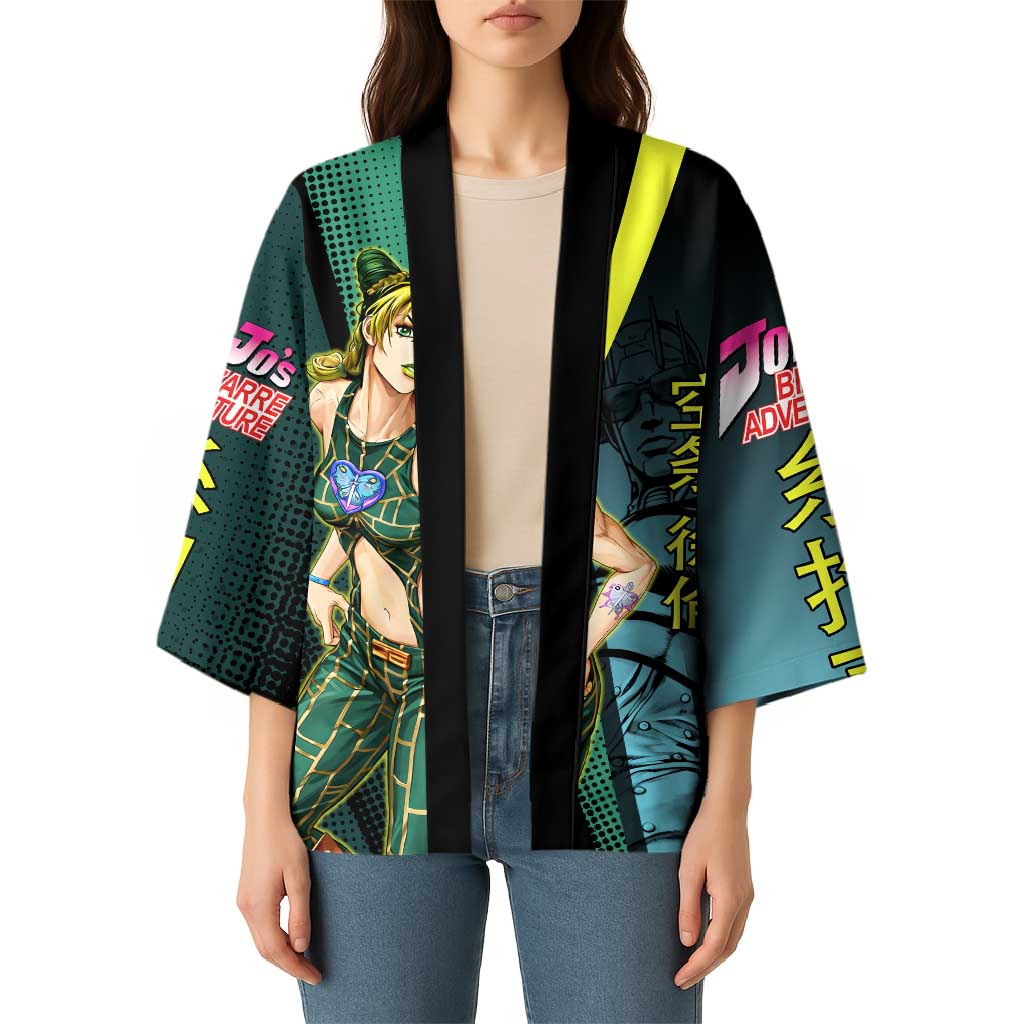 Jolyne Cujoh JoJo’s Bizarre Adventure Kimono with Stone Free Stand - The Mazicc